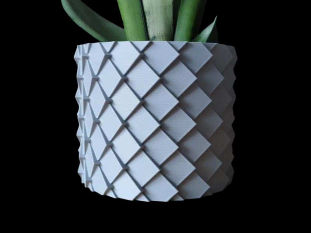 Dragon Scales Plant Pot and Planter – Made from Sustainable PLA