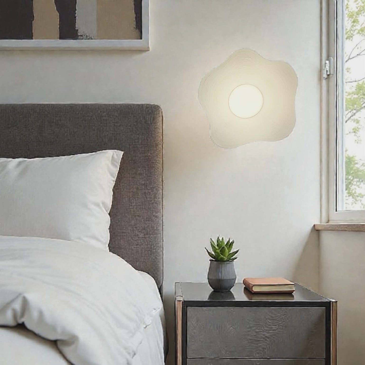 Splash Wireless Wall Sconce — no wiring, no drilling, installs in minutes