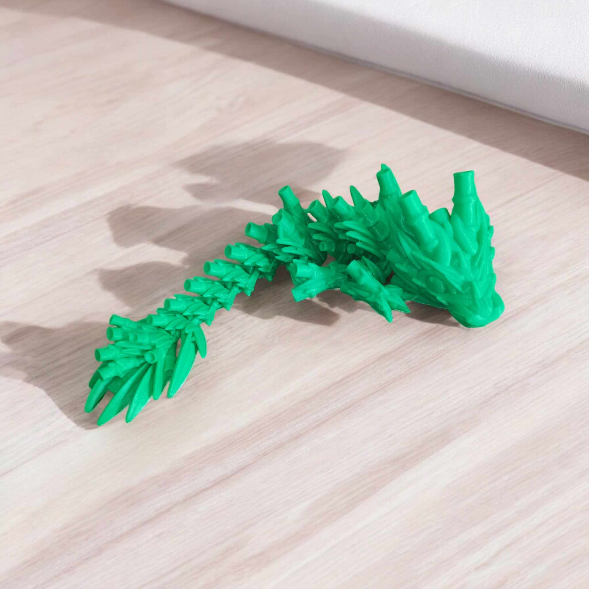 Bamboo Dragon Fidget Toy, 3D Printed Stress Reliever for Kids & Adults, Unique Eco-Friendly Gift for Relaxation Lovers