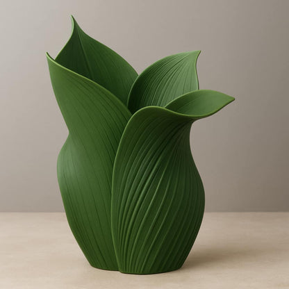 Leaf Embrace Vase – Nature-Inspired Modern Decor
