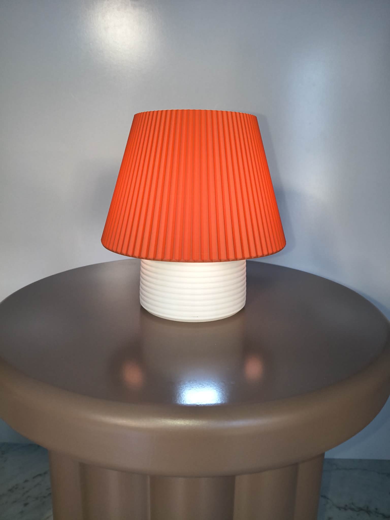 The Ember Mini — Cordless Ribbed LED Table Lamp