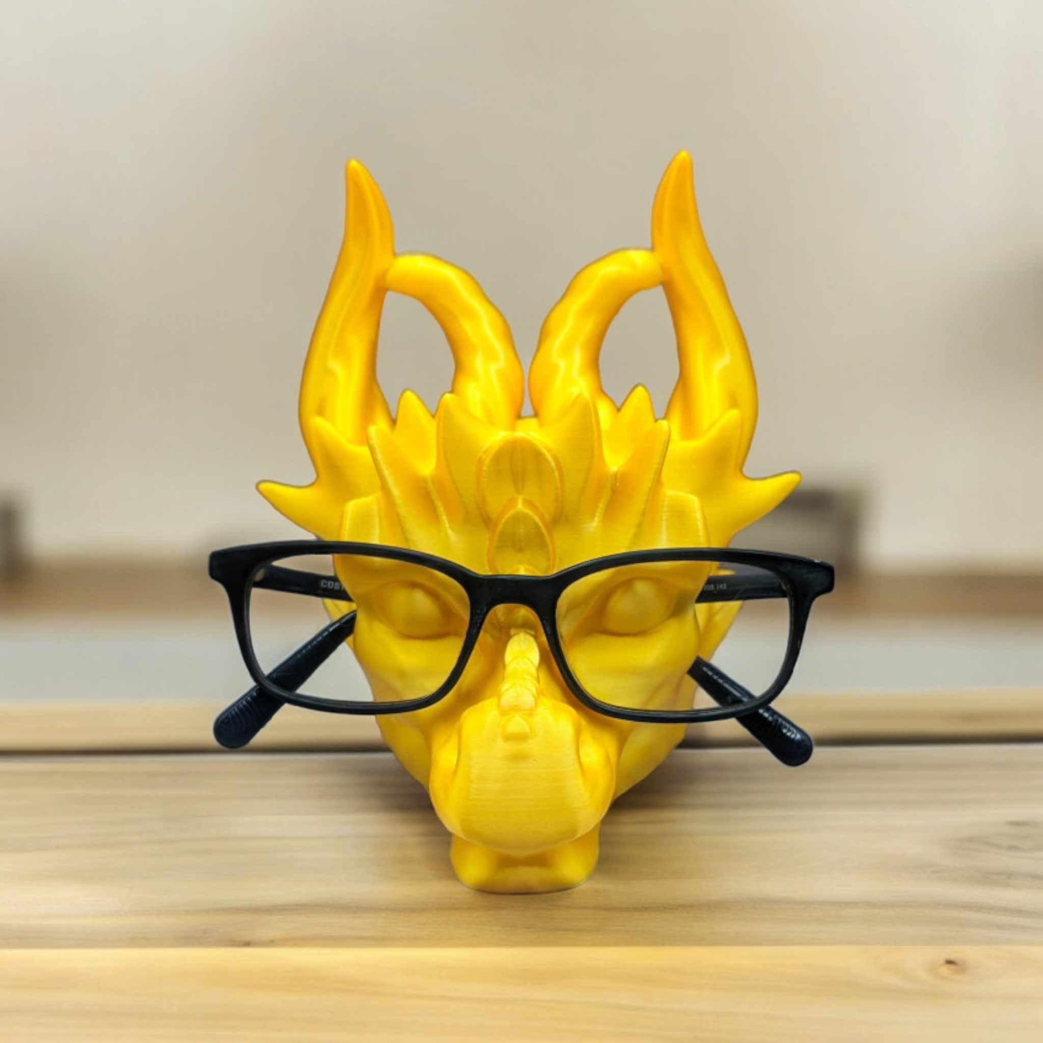 3D Printed Dragon Glasses Holder, Unique Eyewear Stand, Fantasy Desk Organizer, Perfect Geeky Gift