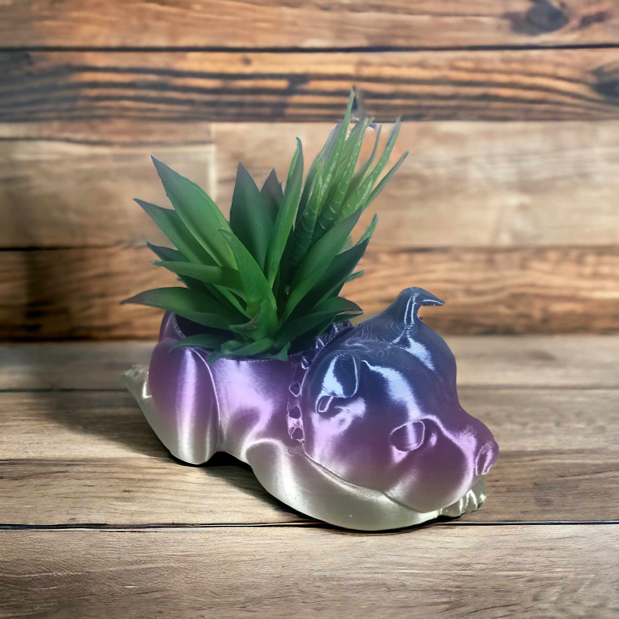 Staffy Dog Planter Pot