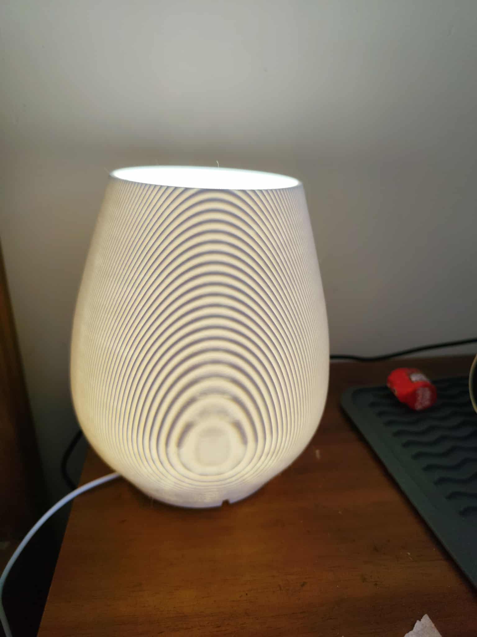 Sinister Select Tear Drop Lamp – Hand-Printed in Perth | Modern USB LED Table Lamp