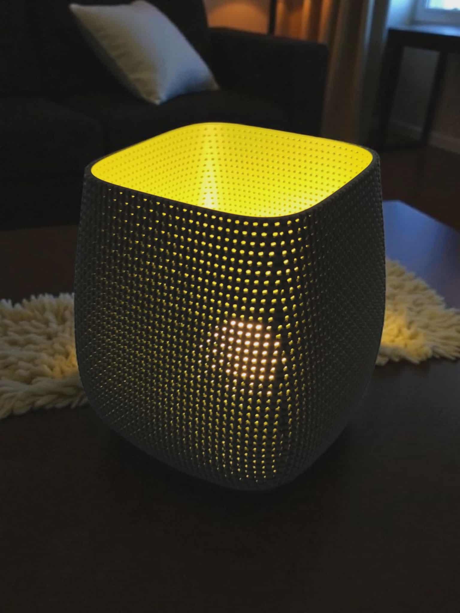 Wireless Mesh Table Lamp – Modern Rechargeable Ambient Light