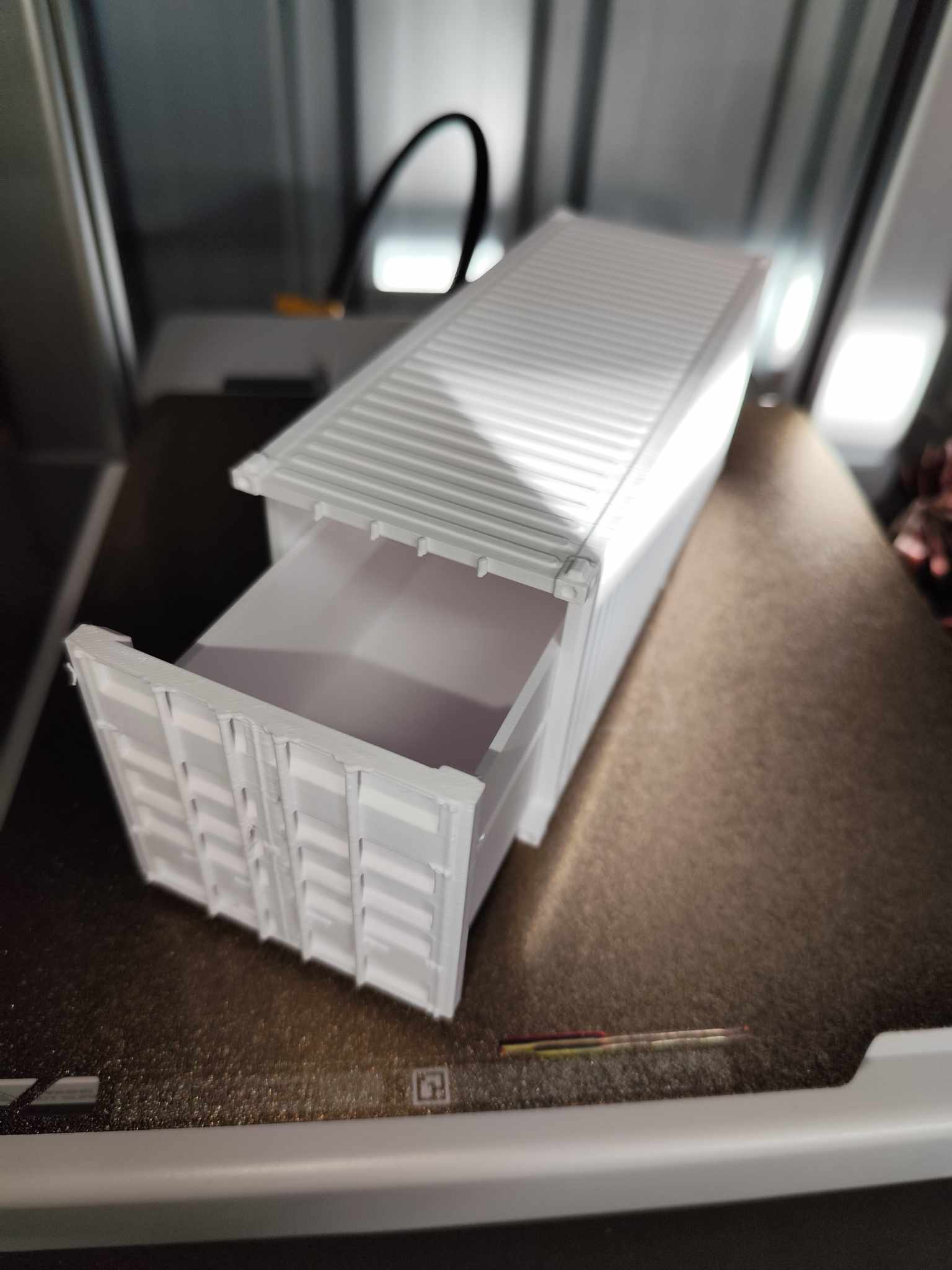 Mini Shipping Container for Storage, Custom 3D Printed Organizer for Home & Office, Ideal Gift for Hobbyists