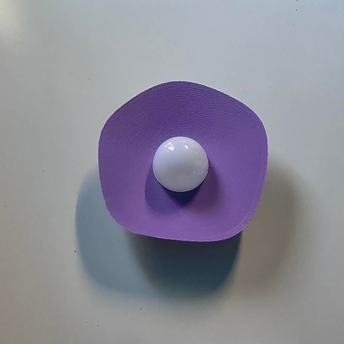 Cordless Wall Sconce - Renter Friendly & Rechargeable LED - "The Pearl"