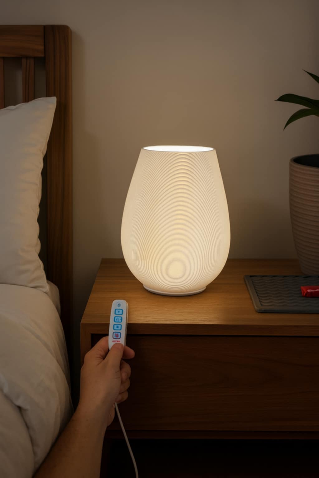 Sinister Select Tear Drop Lamp – Hand-Printed in Perth | Modern USB LED Table Lamp