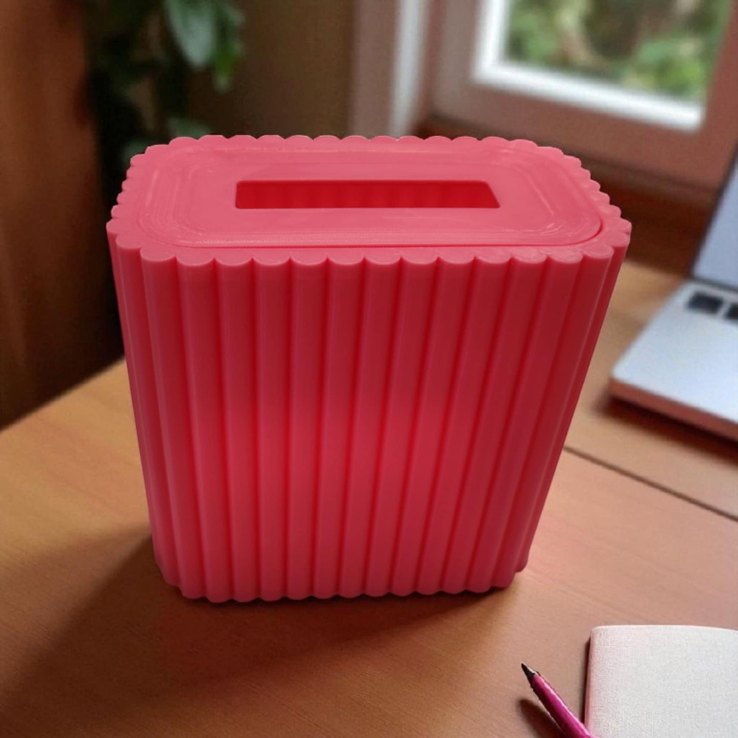 Modern Desk Bin | 3D Printed Wastebasket | SinisterStyle