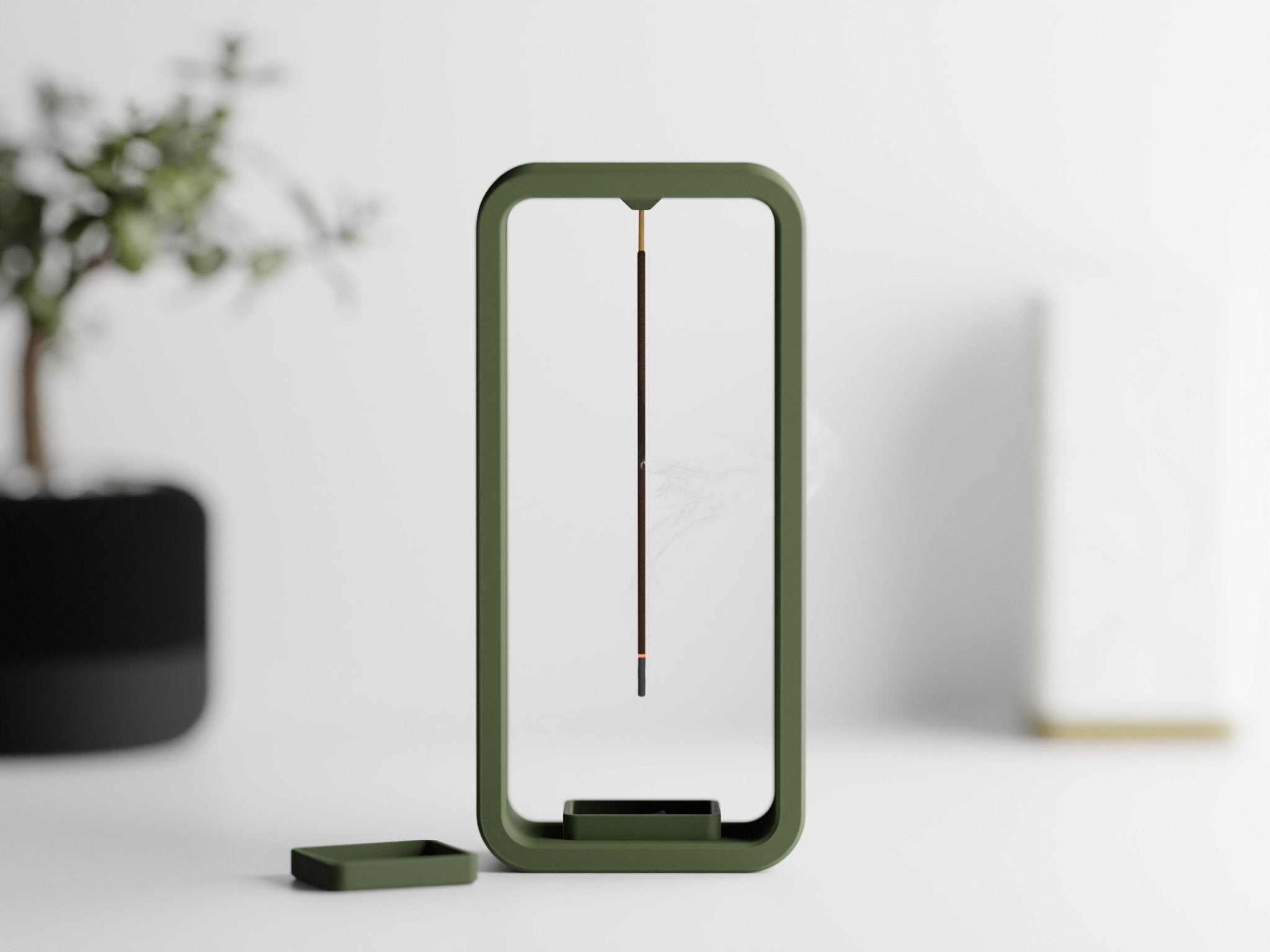 Incense Stick Holder – Modern Minimalist Design, Eco - Friendly PLA Incense Burner - SinisterStyle