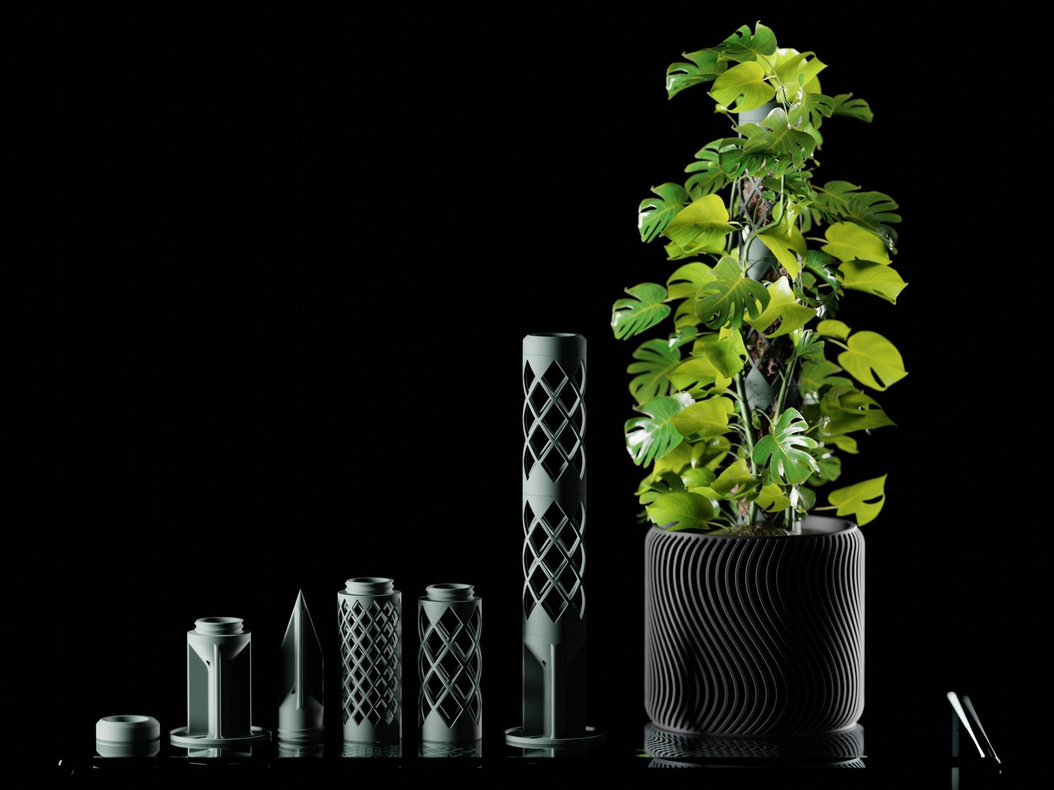 Moss Pole – 30cm Eco - Friendly PLA Support - SinisterStyle