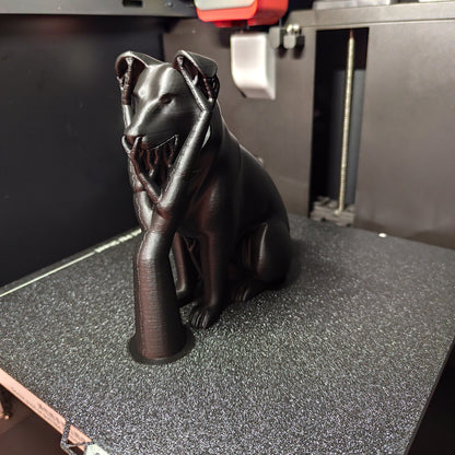 Minimalist Modern Australian Shepard Figure – 3D Printed Dog Sculpture