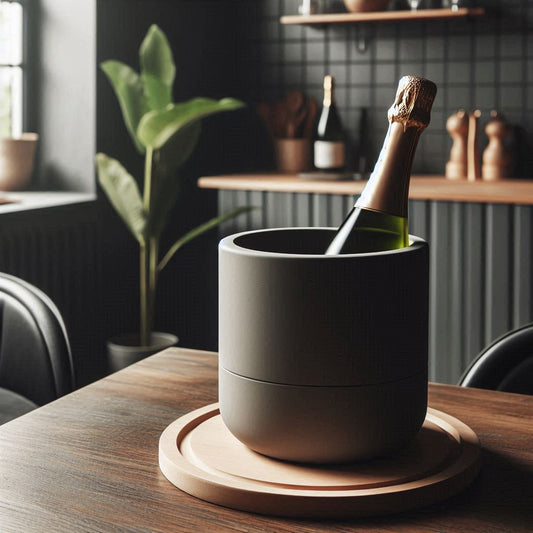 Modern Minimalist Champagne Cooler – Sleek Entertaining Kitchen Essential