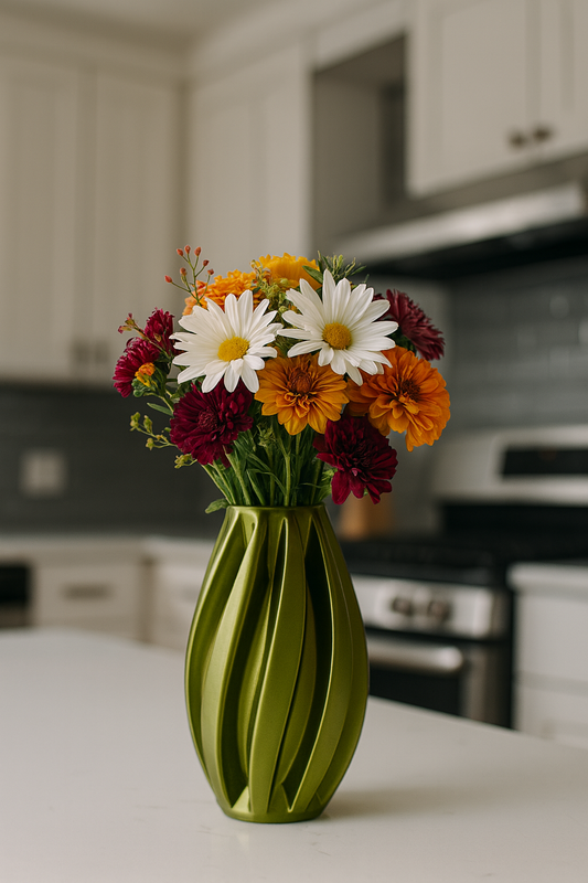 Sinister Select Modern Curved Vase