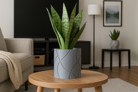 Curvy Line Plant Pot | Modern Indoor Planter | SinisterStyle