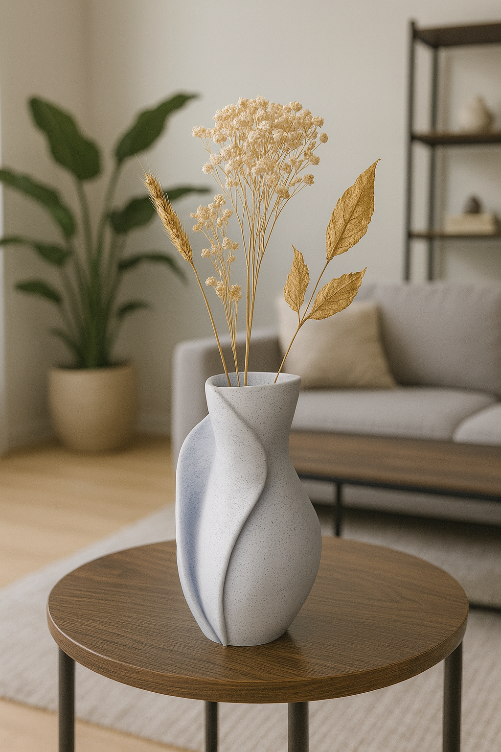 Sinister Select Aurora Speckled Vase – Minimalist Flowing Form