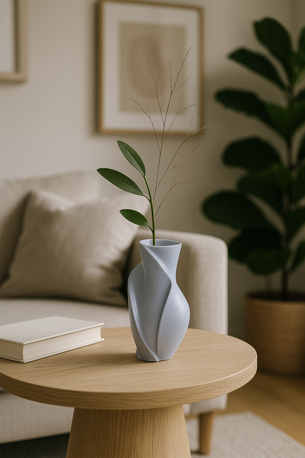 Sinister Select Aurora Speckled Vase – Minimalist Flowing Form
