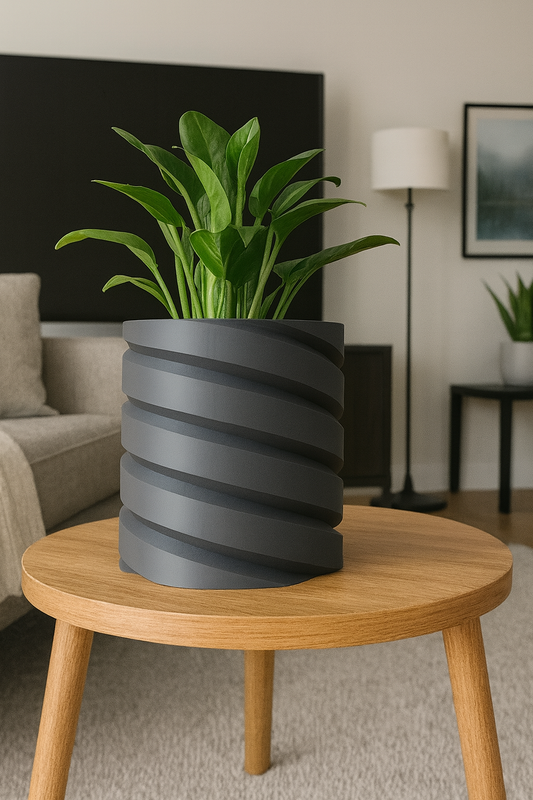 Modern Screw Plant Pot | Industrial Planter | SinisterStyle