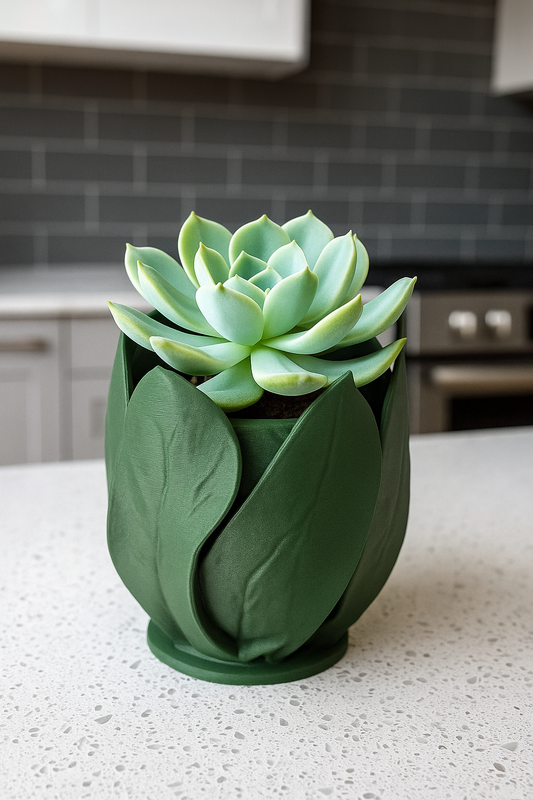 Leafy Pot – Nature Inspired Design