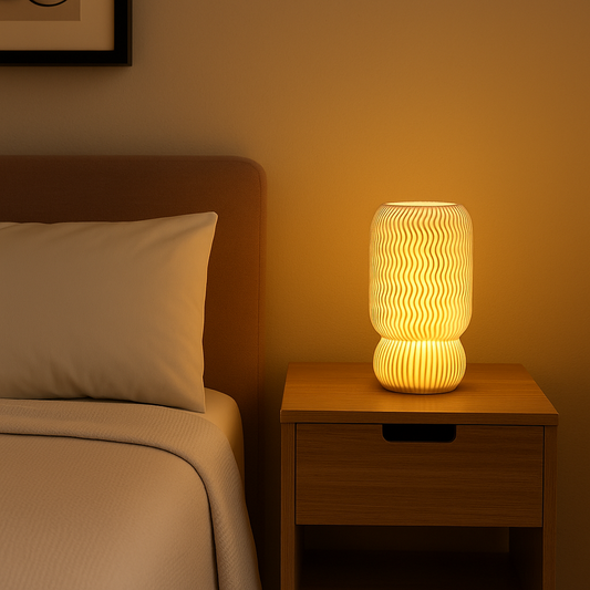 Sinister Select Swirley Cordless lamp Australian Made and Designed