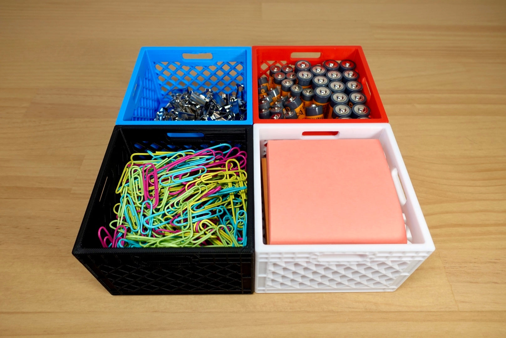 Mini milk Crate organiser