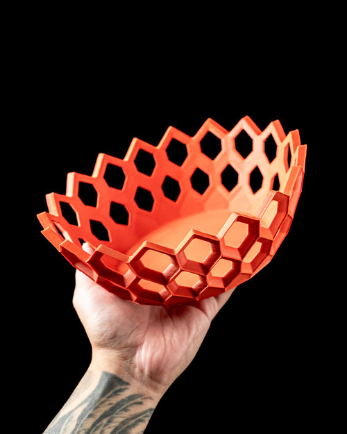 Hex Bowl – Modern Geometric Storage