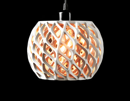 Loop Pendant Lamp Shade – Modern Sculptural Design for E26/E27 LED Bulbs