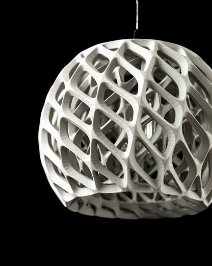 Loop Pendant Lamp Shade – Modern Sculptural Design for E26/E27 LED Bulbs