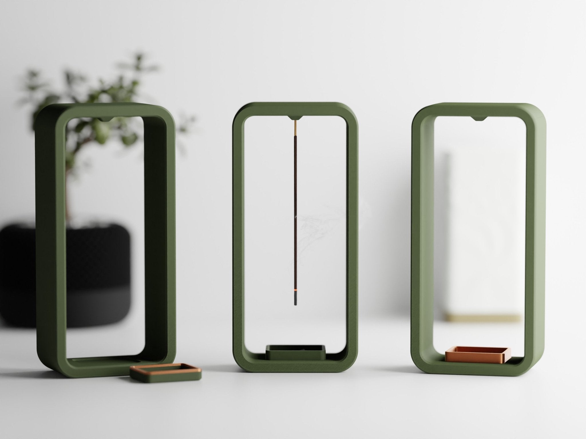 Incense Stick Holder – Modern Minimalist Design, Eco - Friendly PLA Incense Burner - SinisterStyle