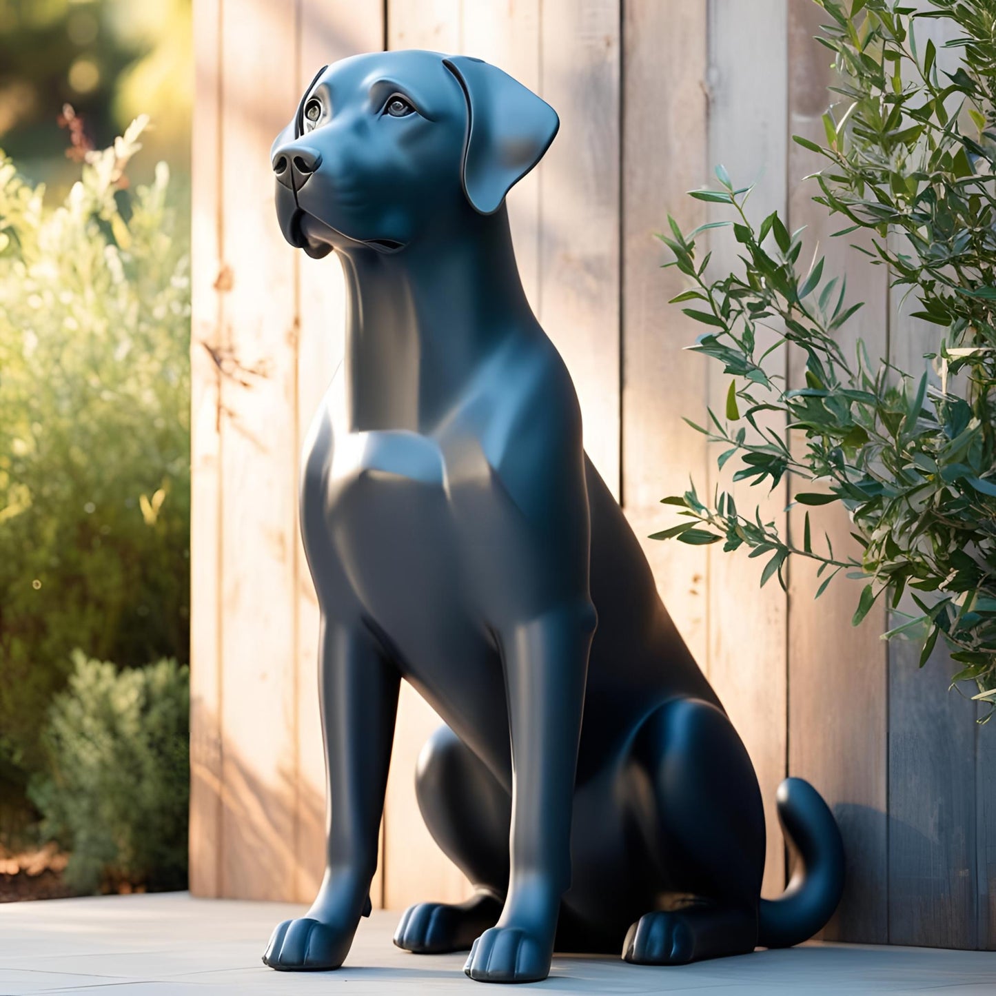 Minimalist Labrador Sculpture – Timeless & Elegant Design