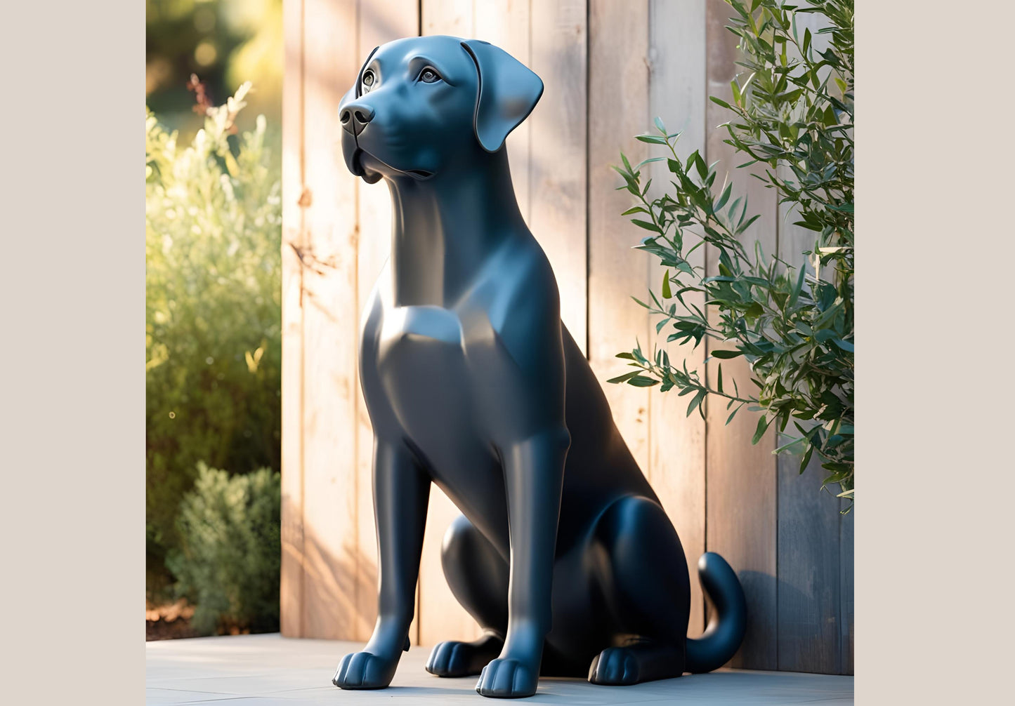 Minimalist Labrador Sculpture – Timeless & Elegant Design
