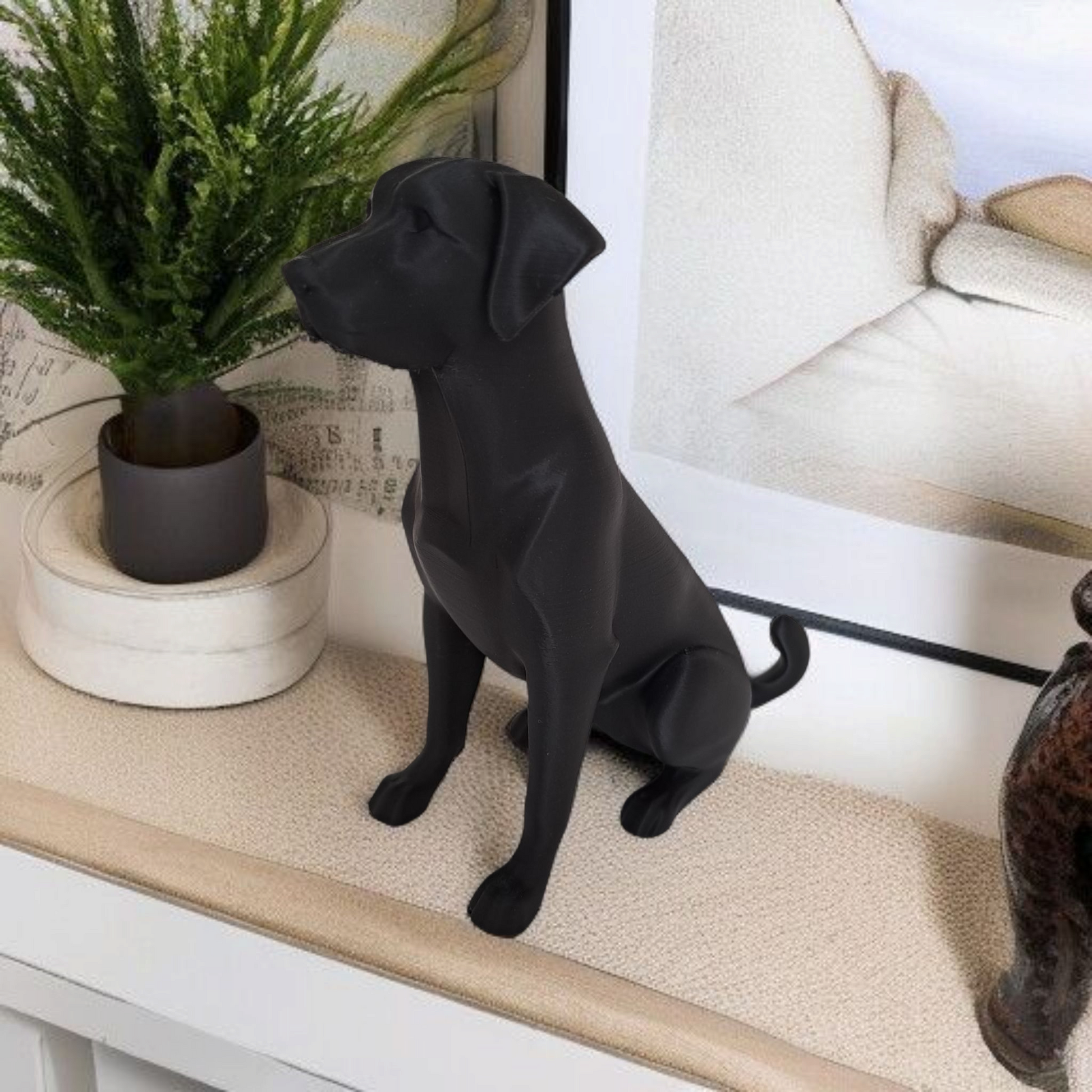 Minimalist Labrador Sculpture – Timeless & Elegant Design