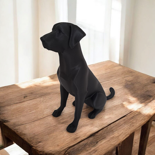 Minimalist Labrador Sculpture – Timeless & Elegant Design