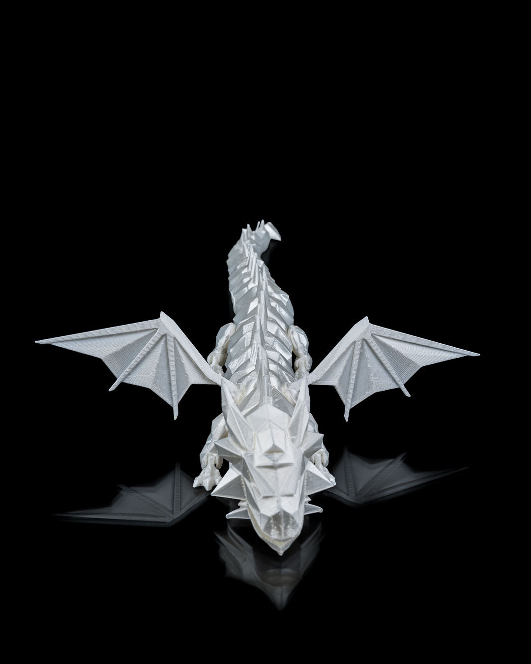 Lord of the Folds Articulated Dragon – 3D Printed, Poseable Fantasy Creature