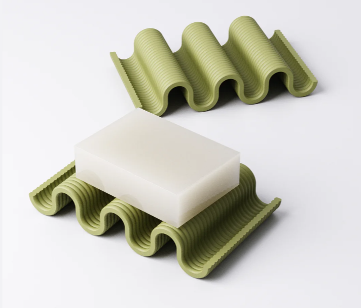 Wavey Soap Holder – Made from Sustainable PLA