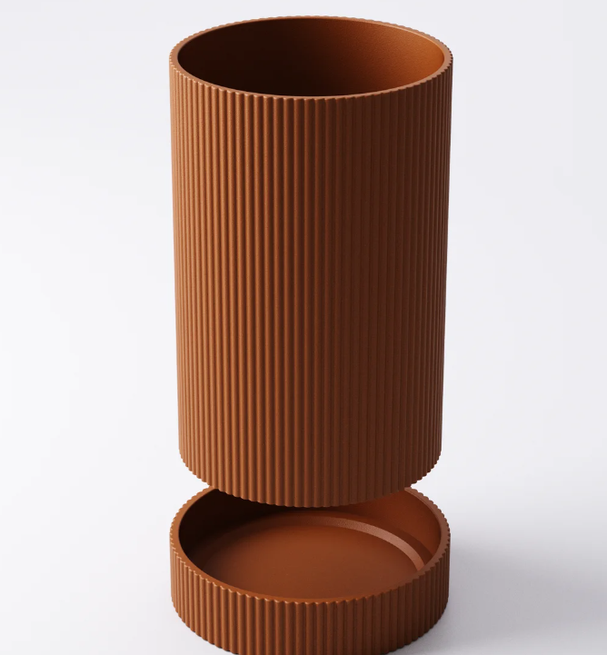 Modern Simple Toothbrush Holder – With Drainage Holes & Removable Tray | Made from Sustainable PLA