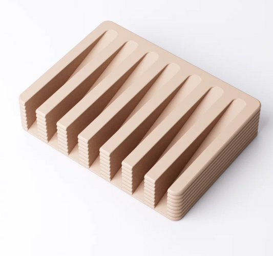 Modern 3D Printed Soap Holder – Minimalist Sink Tray for Bathroom or Kitchen