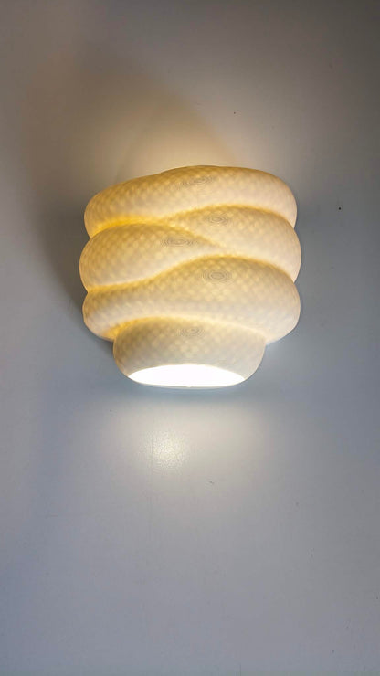 Spiral Wireless Wall Sconce