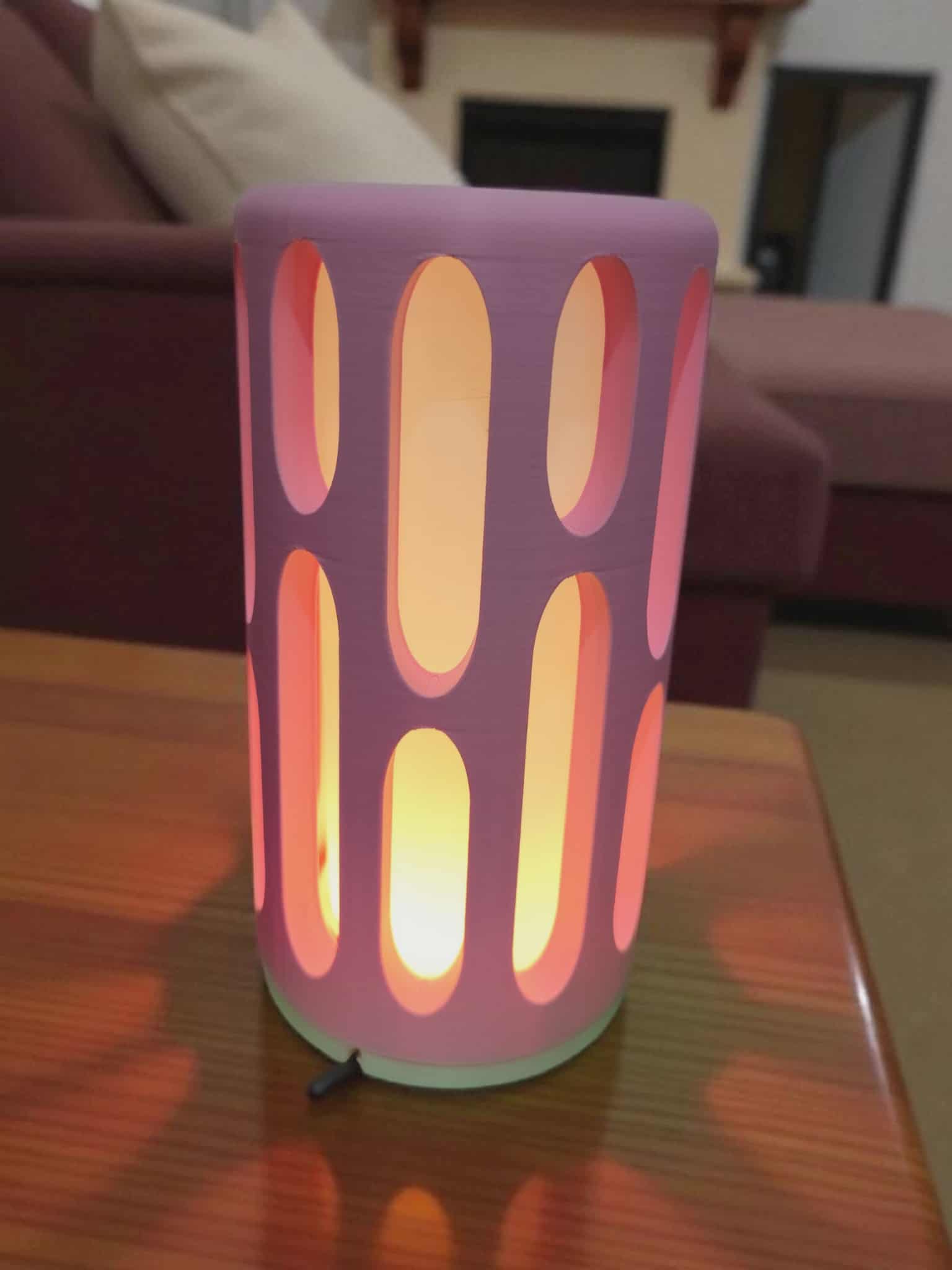 Futuristic USB LED Lamp – Modern 3D-Printed Accent Light