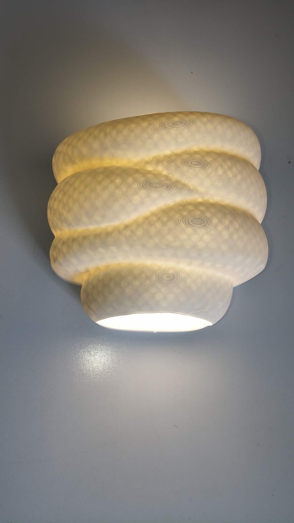 Spiral Wireless Wall Sconce