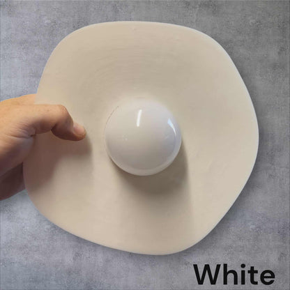 Cordless Wall Sconce - Renter Friendly & Rechargeable LED - "The Pearl"