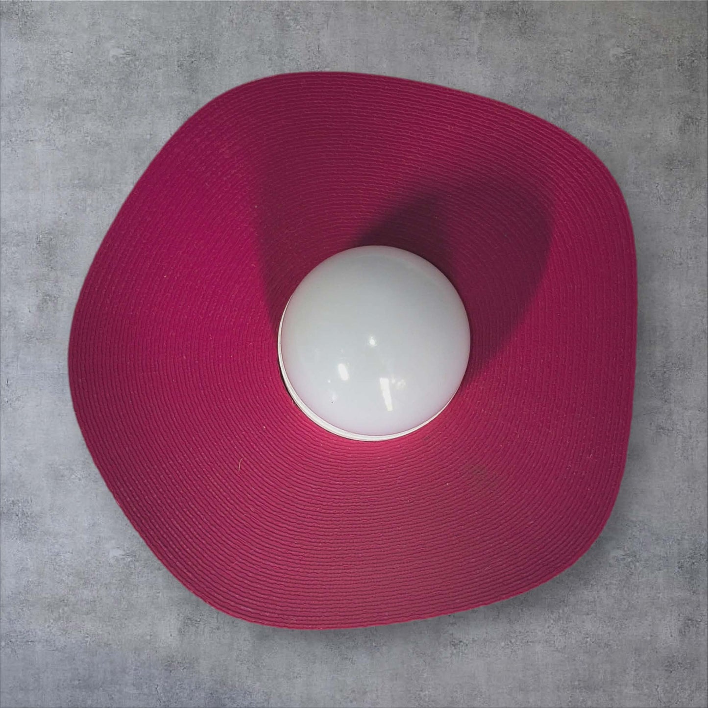 Cordless Wall Sconce - Renter Friendly & Rechargeable LED - "The Pearl"