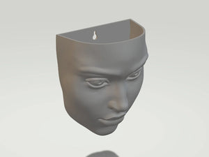 Goddess Woman Head Planter – Modern Sculptural Face Pot | Sinister Style