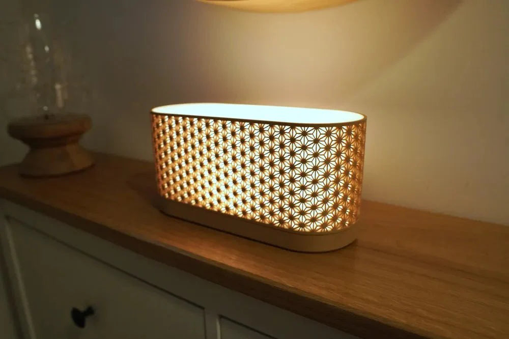 Kumiko Lamp – “Interlocking Forms”