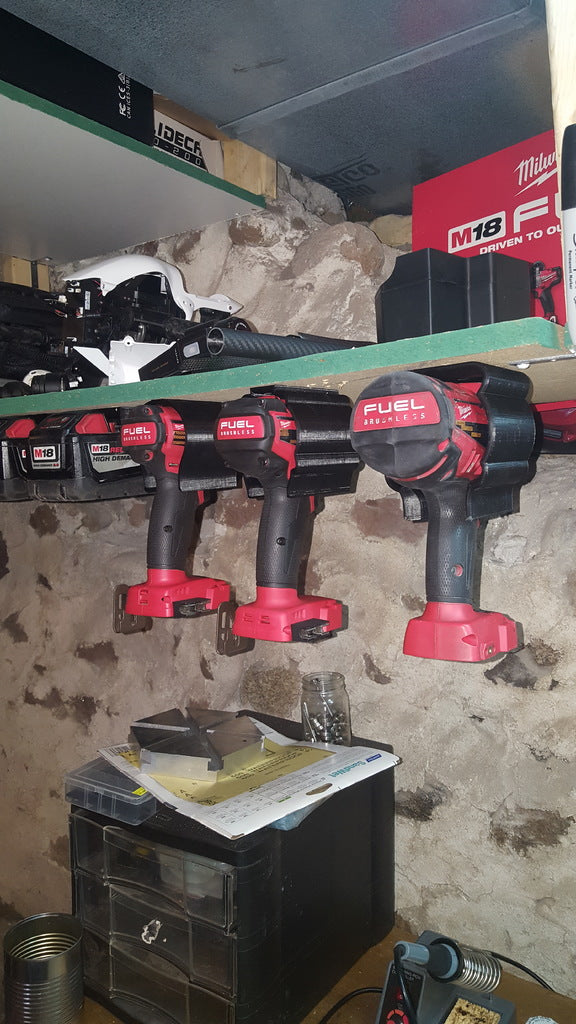 Milwaukee m18 compatible FUEL Drill Mounts