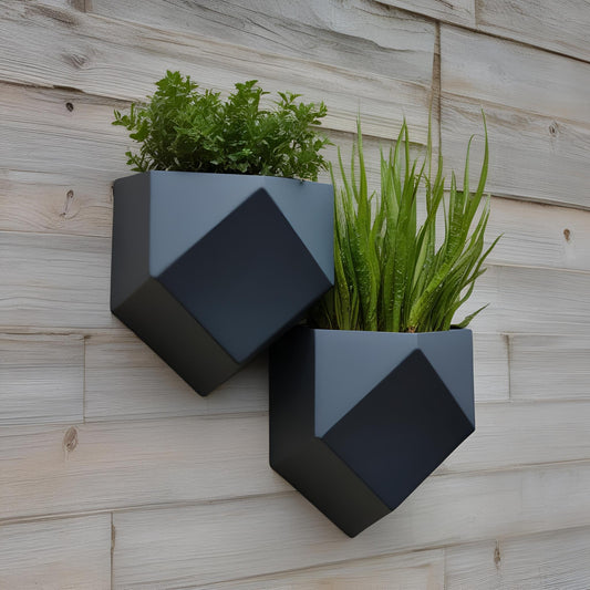 Modern Low Poly Wall Planter Pot