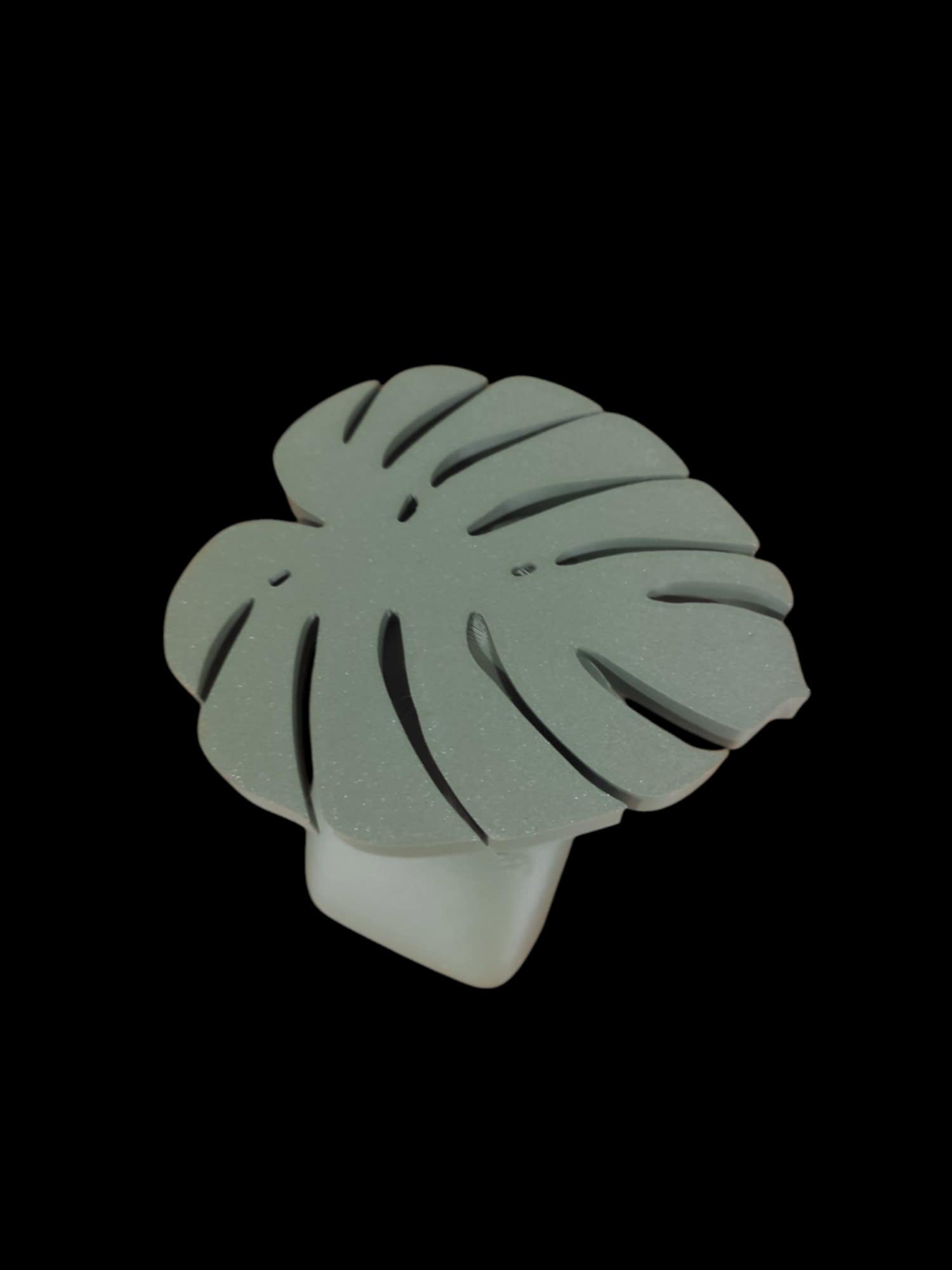 monstera leaf plant stand