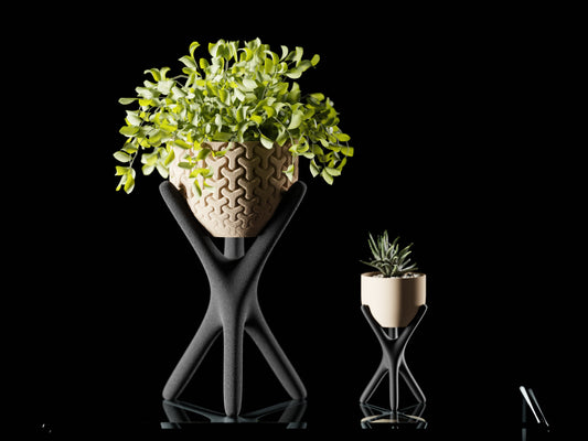 Plant Pot Triova with stand