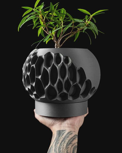 Virus Planter Pot inc tray– Unique, Biodegradable, and Perfect for Any Space
