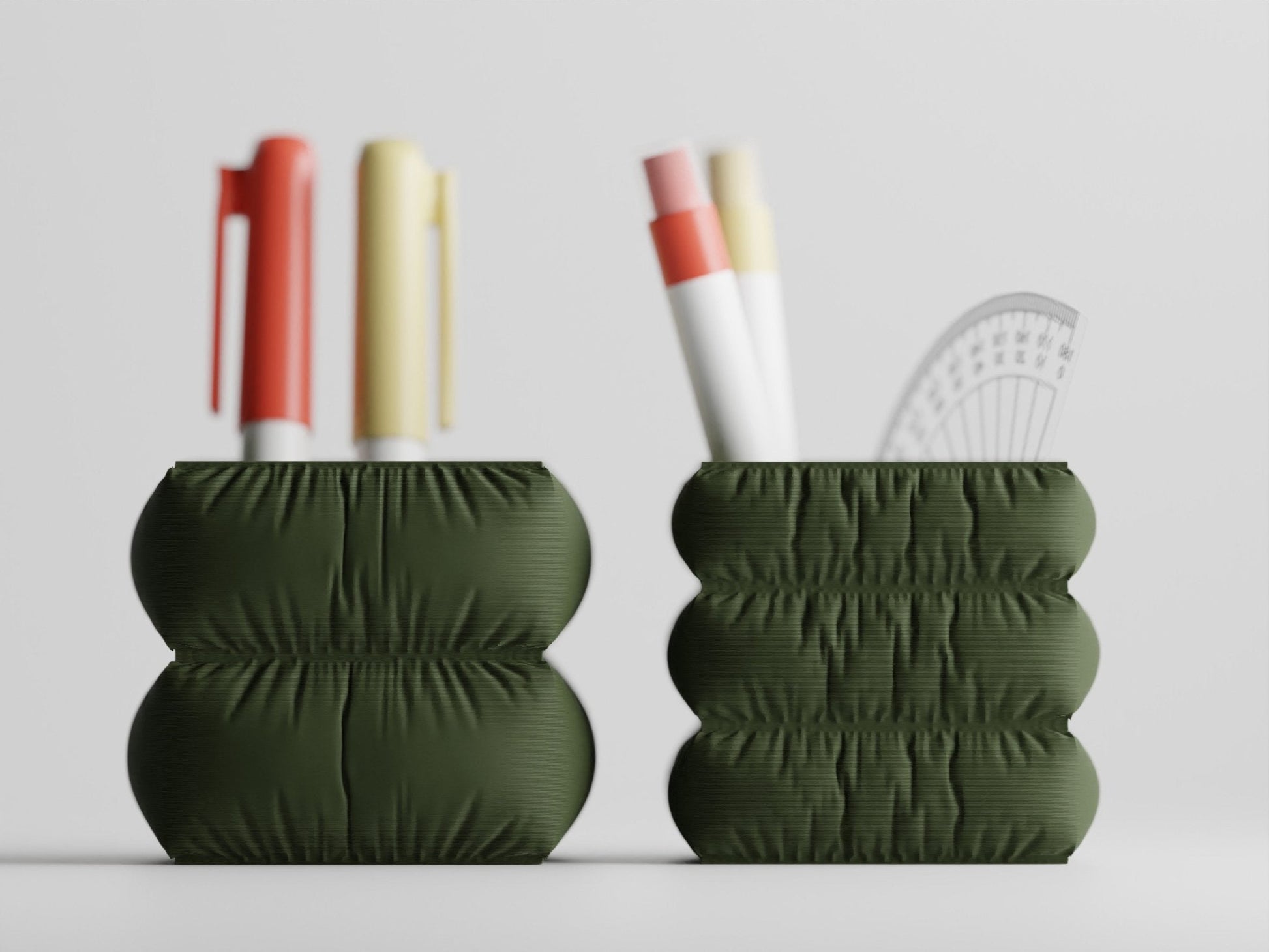 Printed Pen Holder – Minimalist Desk Organizer Eco-Friendly PLA